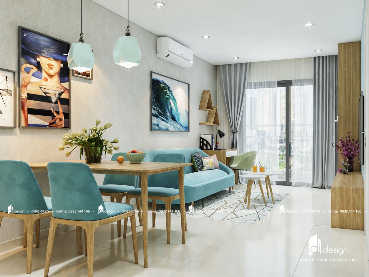 Thiết Kế Nội Thất Căn Hộ Chung Cư The Peak Midtown 70m2