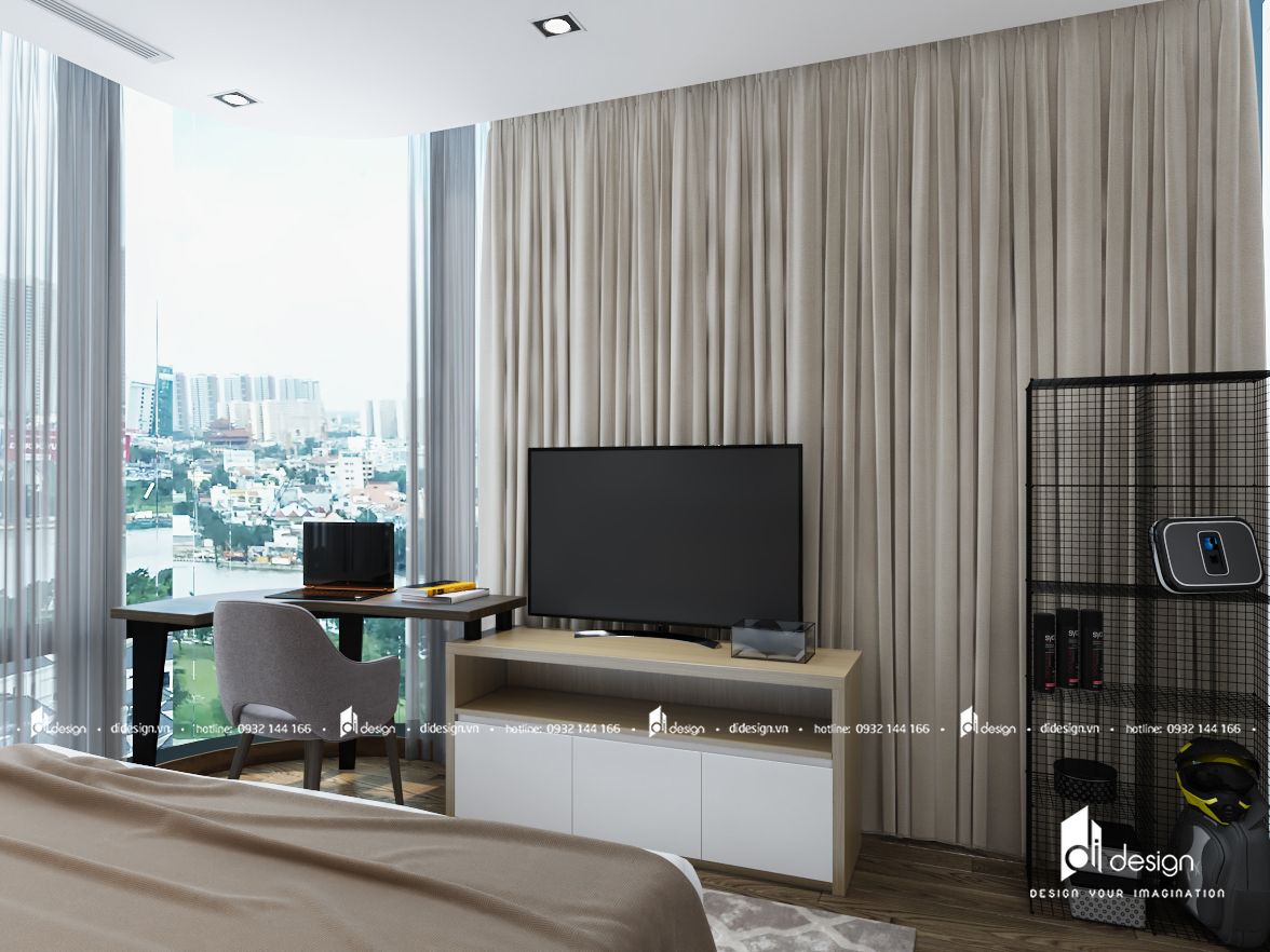 Thiết kế nội thất chung cư Xi Grand Court 109m2 hiện đại