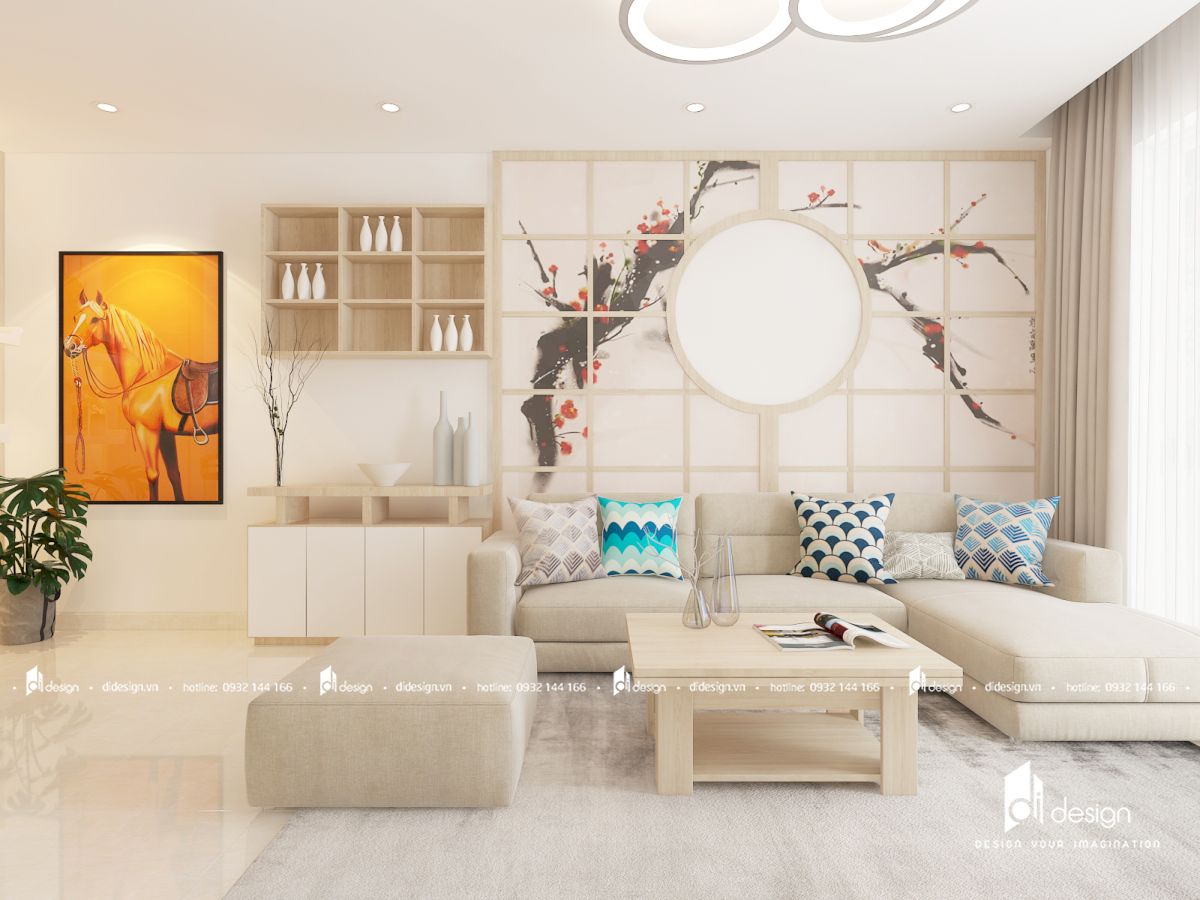 Thiết kế căn hộ chung cư Masteri An Phú 99m2 phong cách Nhật Bản - hình ảnh 3 