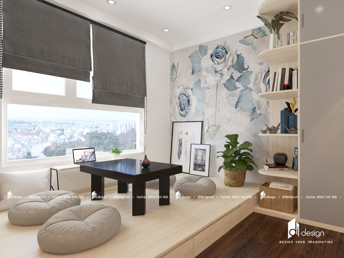 Thiết kế căn hộ chung cư Masteri An Phú 99m2 phong cách Nhật Bản - hình ảnh 5 