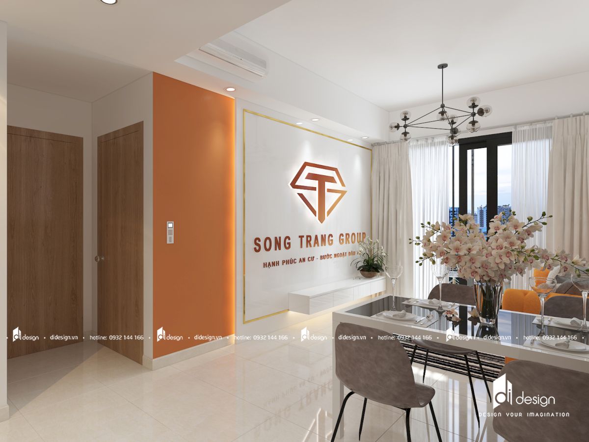 Thiết kế nội thất căn hộ Officetel Botanica Premier 69m2 đẹp