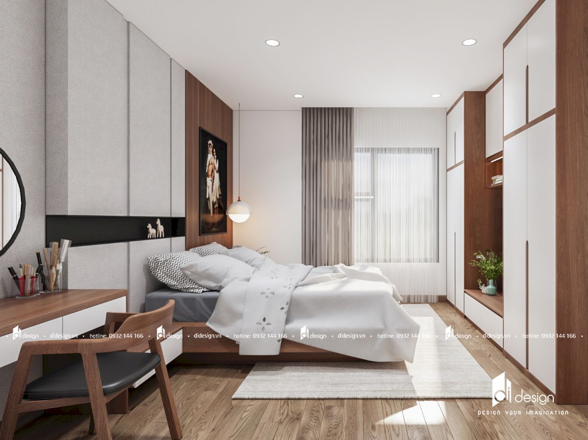 Thiết kế nội thất chung cư Saigon South Residence 71m2 đẹp hiện đại