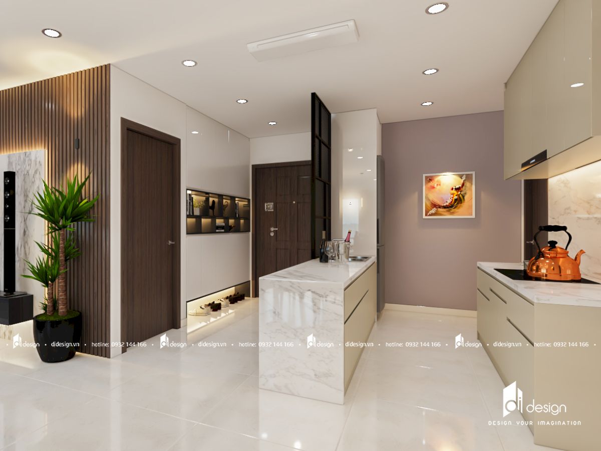 Thiết kế nội thất căn hộ chung cư KingDom 101 3 phòng ngủ 102m2