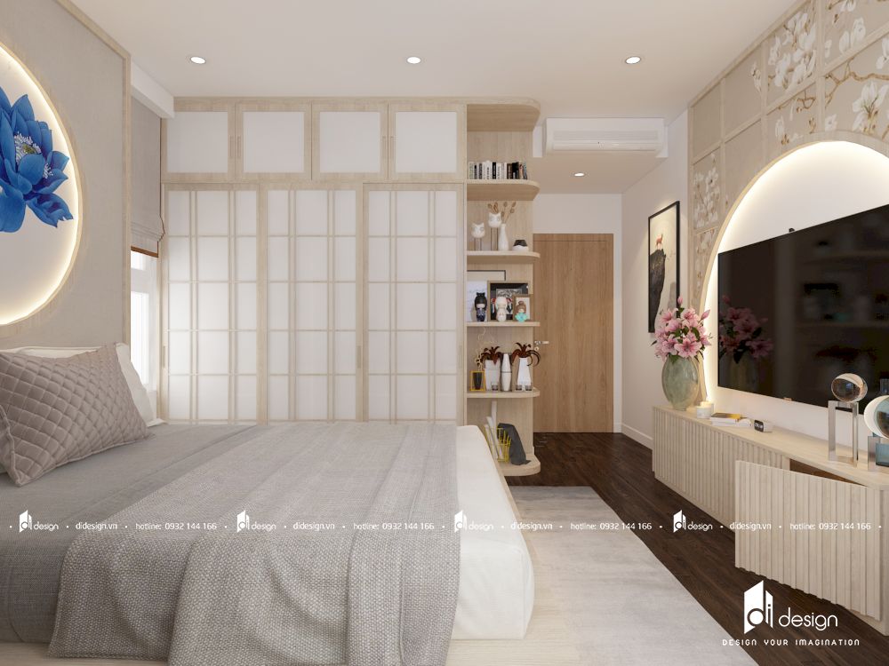Nội thất căn hộ chung cư Centana Thủ Thiêm 97m2 phong cách Nhật
