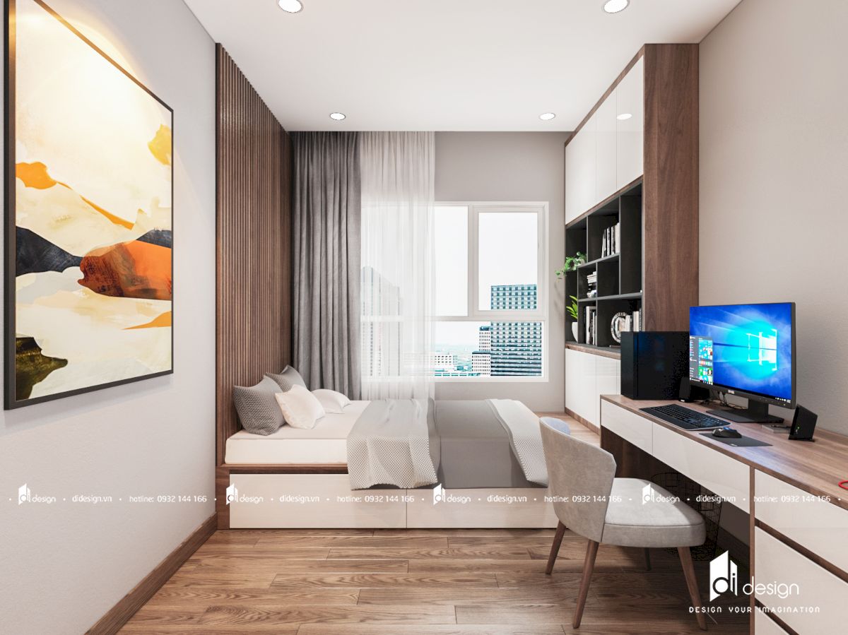 Thiết kế nội thất căn hộ chung cư Vista Verde 89m2 sang trọng