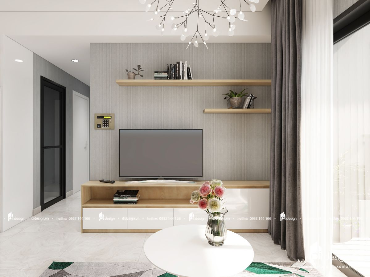 thiết kế nội thất căn hộ chung cư Masteri An Phú 73m2