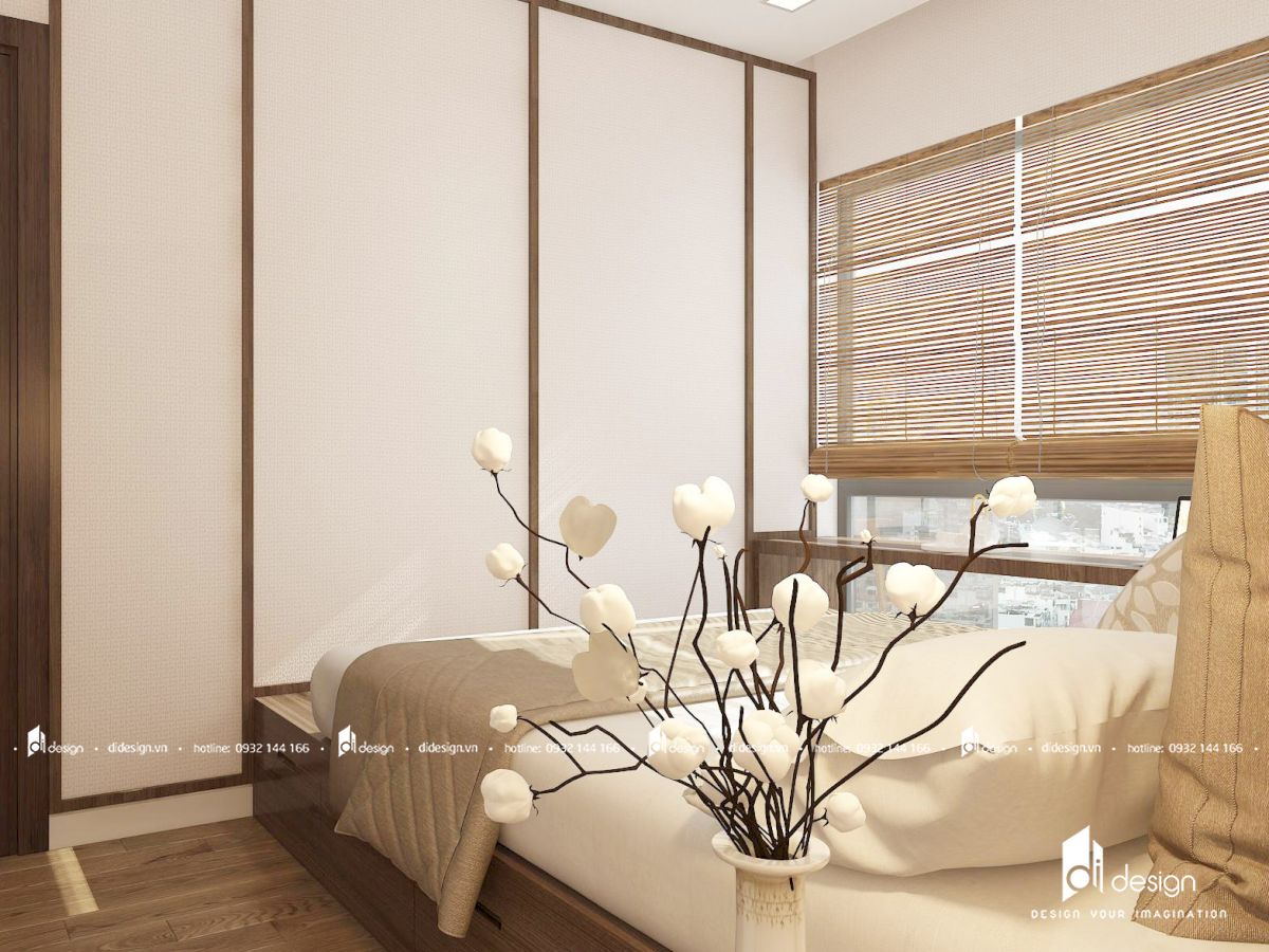 Thiết kế nội thất chung cư Mizuki Park 86m2 phong cách Nhật