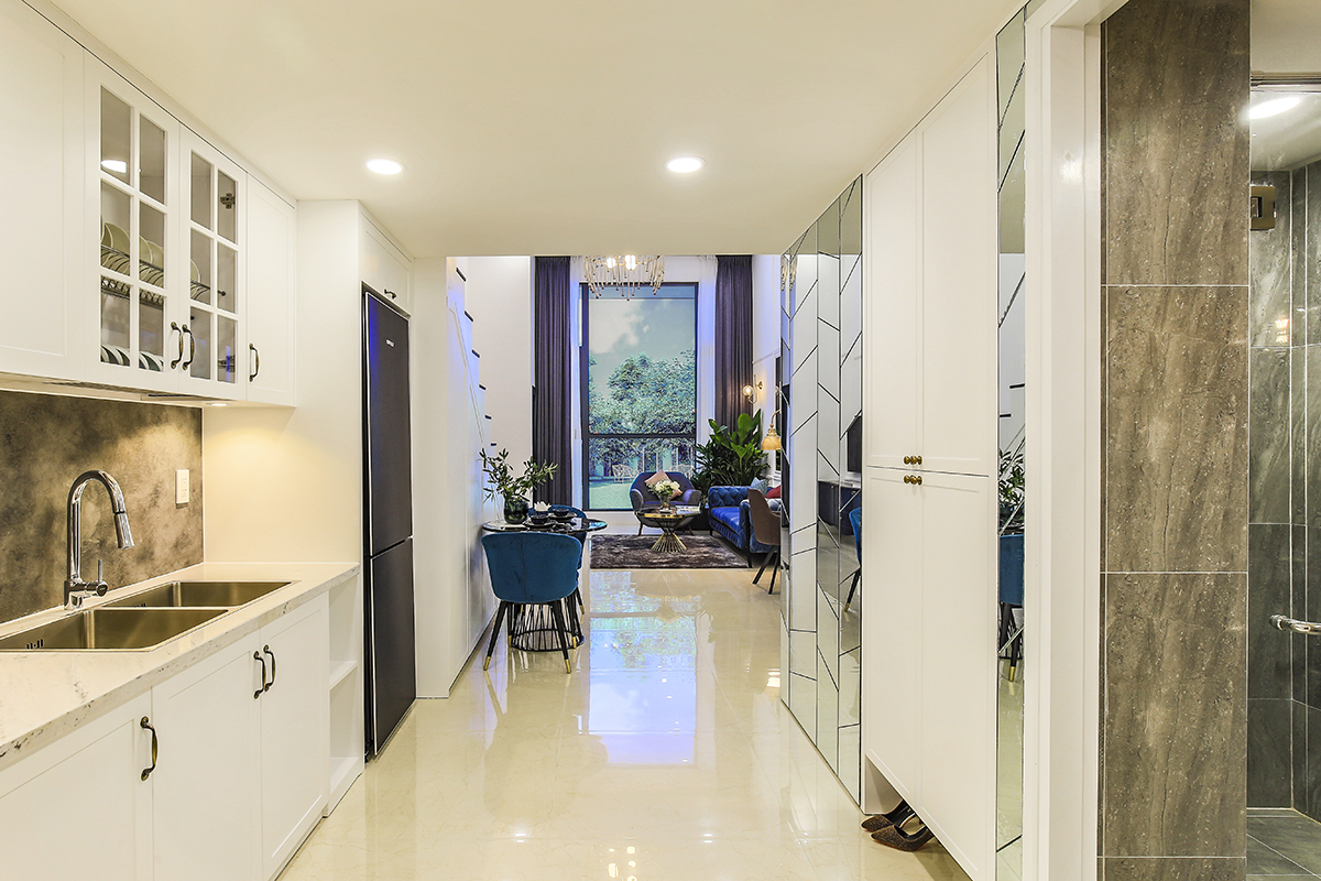 Thi công nội thất chung cư Duplex Feliz En Vista 102m2