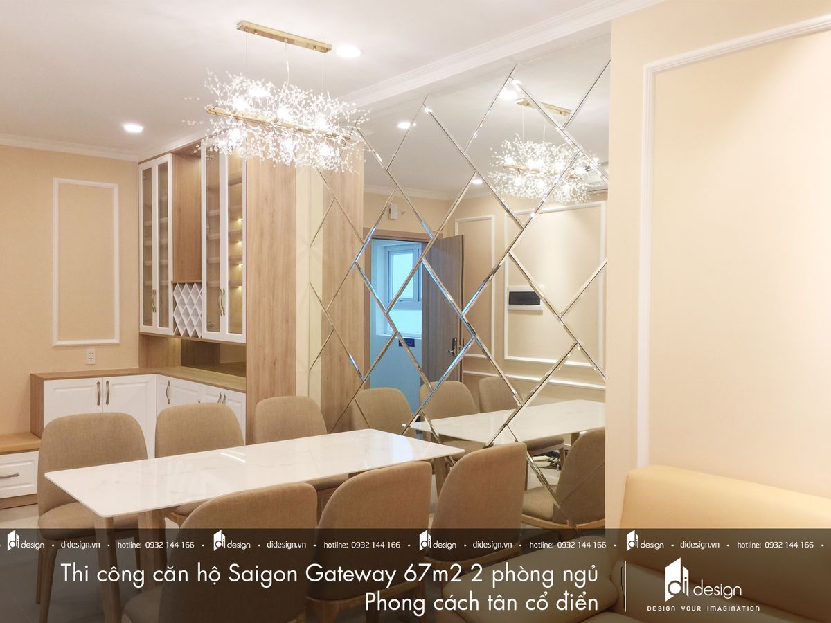 Thi công nội thất căn hộ chung cư Saigon Gateway 67m2