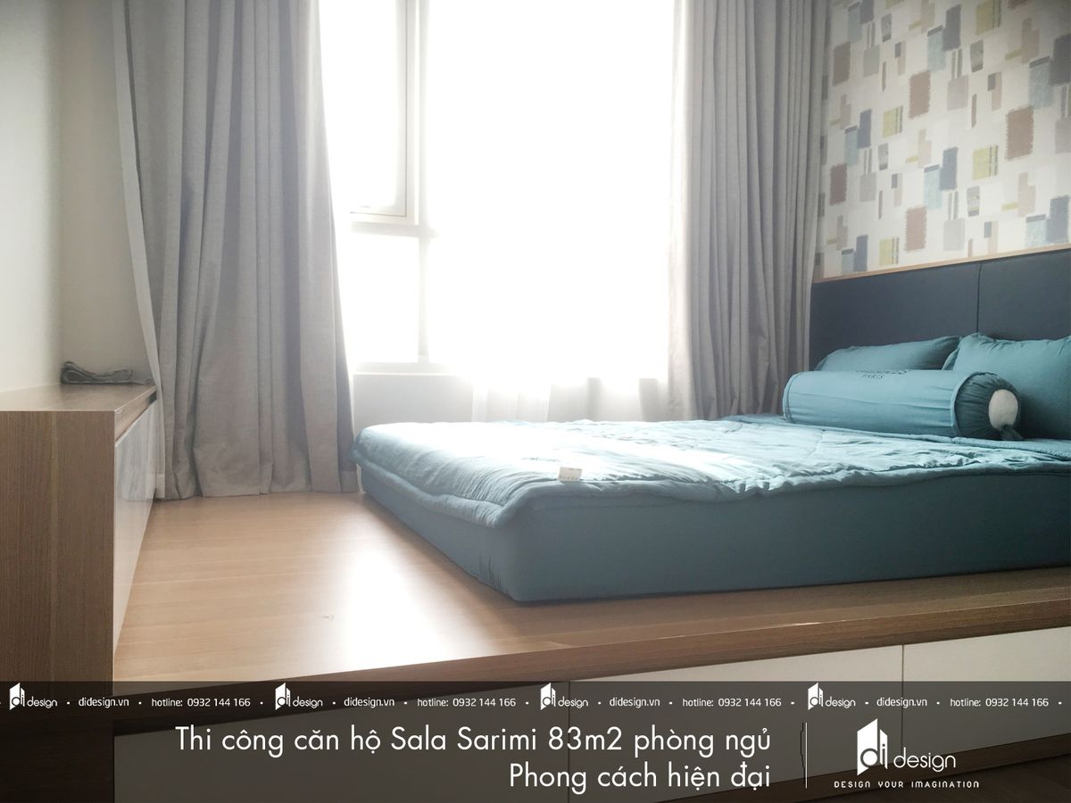 Thi công nội thất căn hộ chung cư Sala Sarimi 83m2