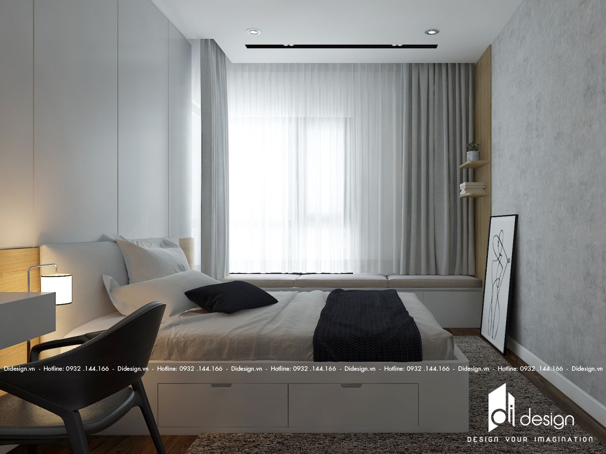 Thiết kế nội thất căn hộ chung cư Imperial Place 74m2