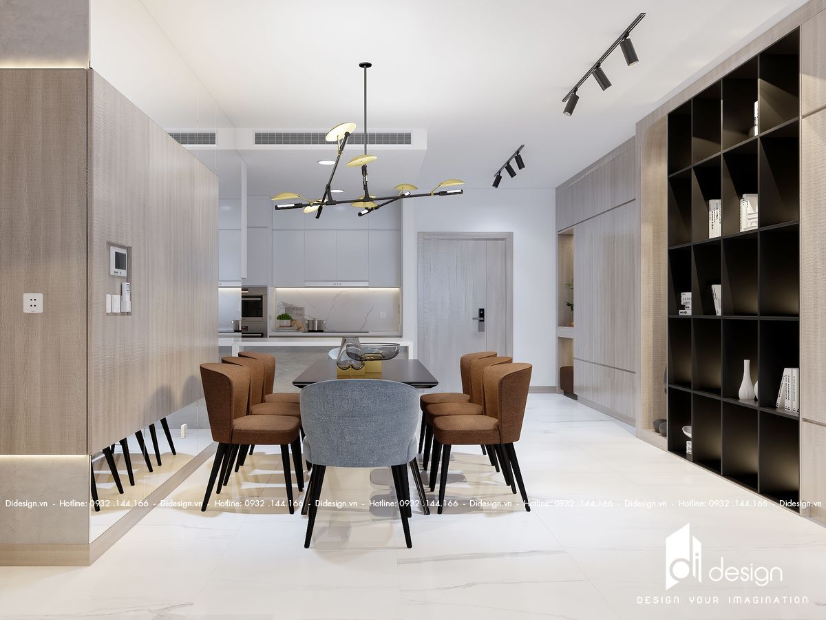 Thiết kế căn hộ Cardinal Court 70m2 Quận 7