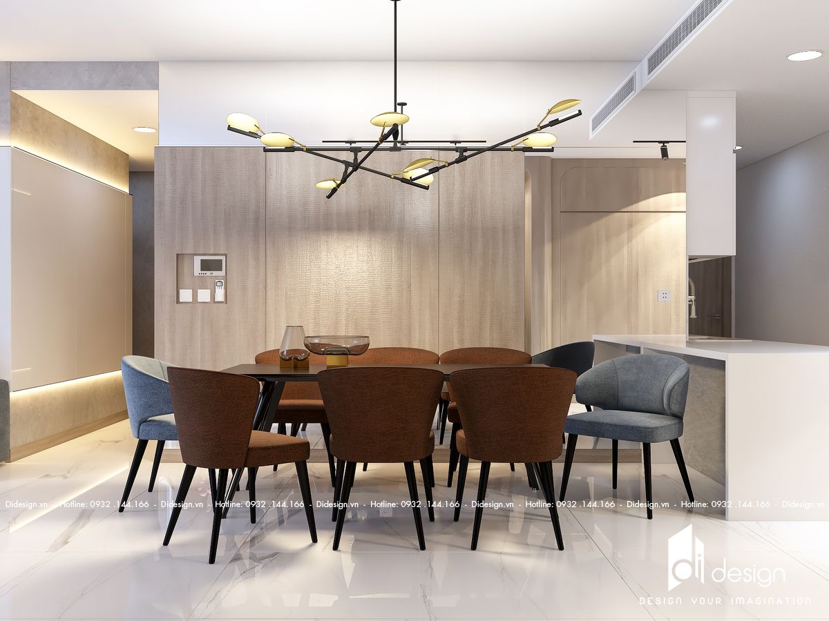 Thiết kế căn hộ Cardinal Court 70m2 Quận 7