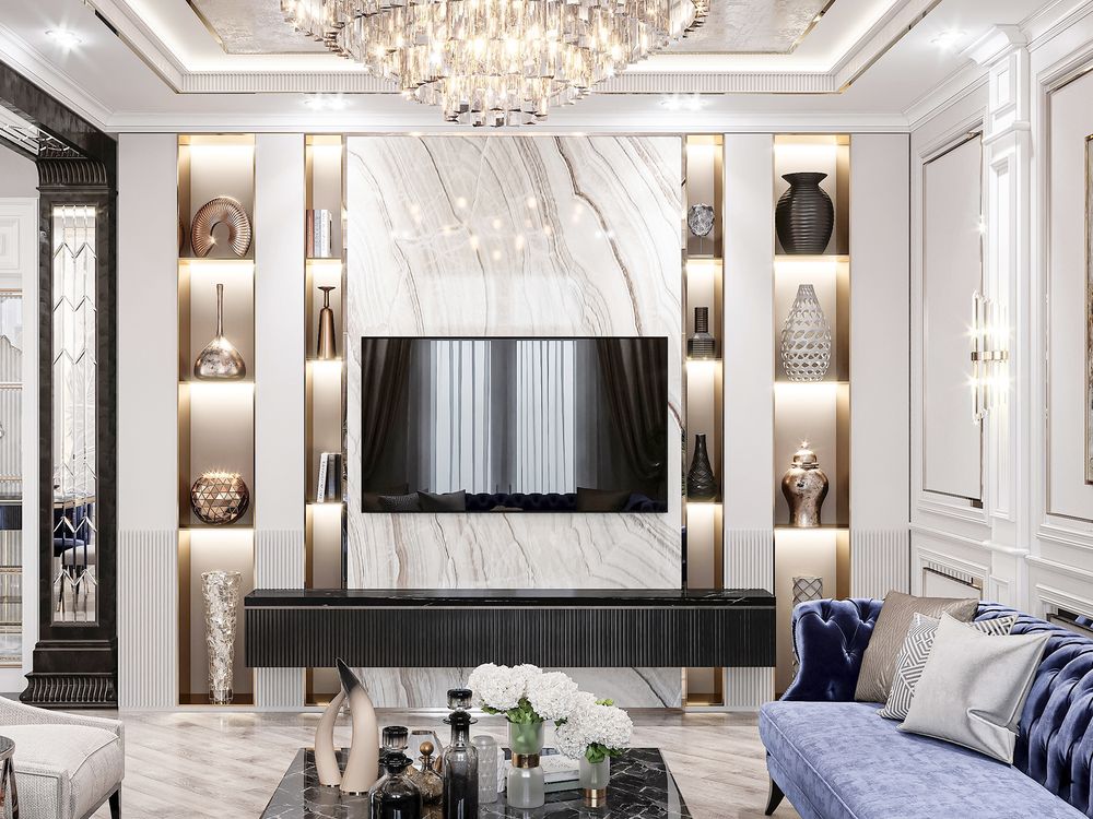 Thiết kế nội thất biệt thự Luxury đầy ấn tượng