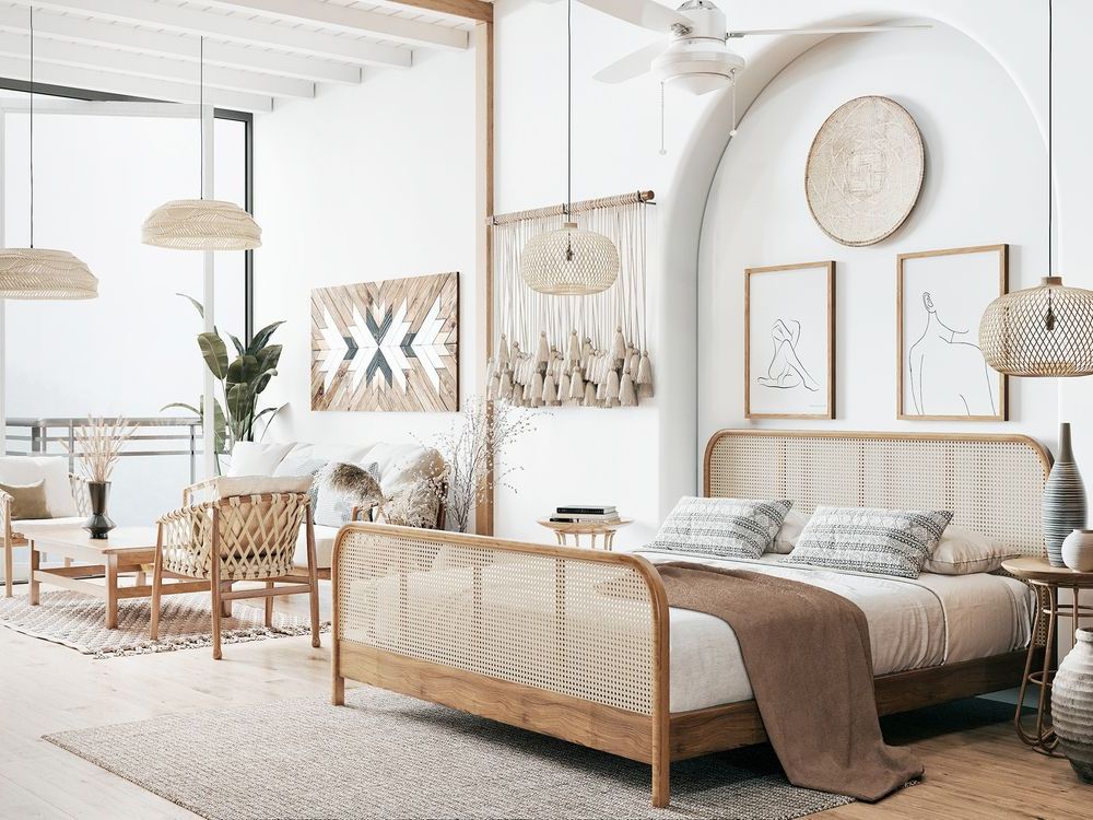 Tư vấn thiết kế căn hộ studio đẹp mộc mạc đầy thư giãn - phòng ngủ