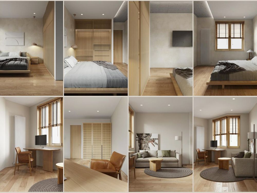 Thiết kế nhà tối giản kiểu Nhật - phòng ngủ