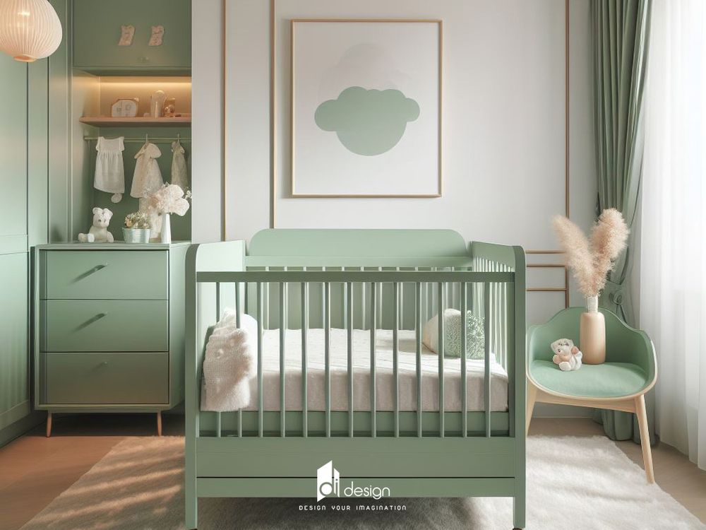 Thiết kế phòng ngủ cho trẻ sơ sinh đẹp ngộ nghĩnh và đáng yêu