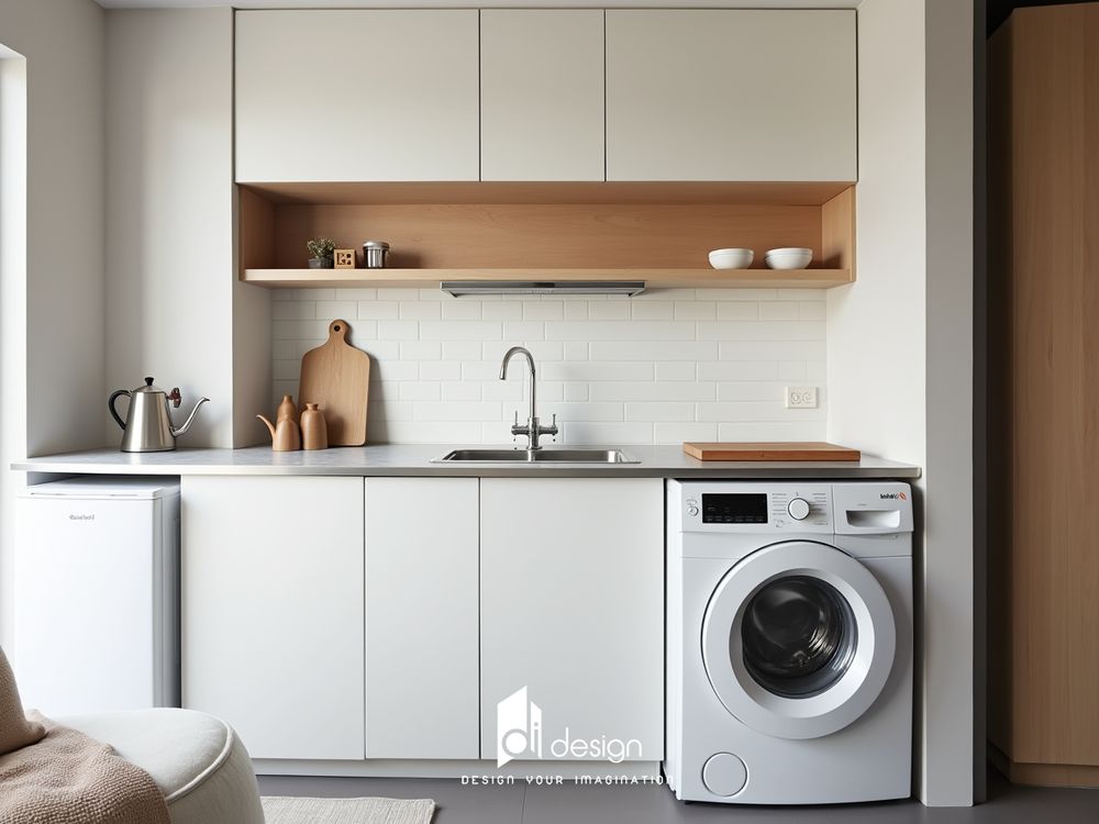 Thiết kế nội thất căn hộ chung cư 22m2 đủ tiện nghi Thiết kế nội thất căn hộ chung cư 22m2 đủ tiện nghi
