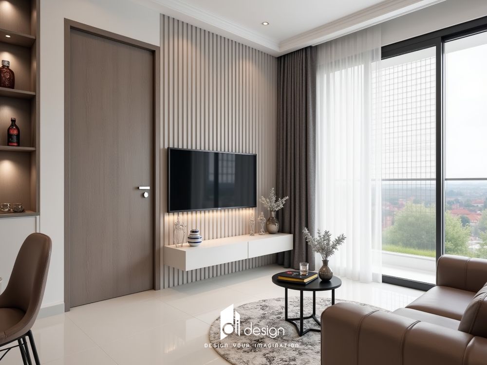 Thiết kế nội thất căn hộ chung cư 45m2 Safira Thiết kế nội thất căn hộ chung cư 45m2 Safira