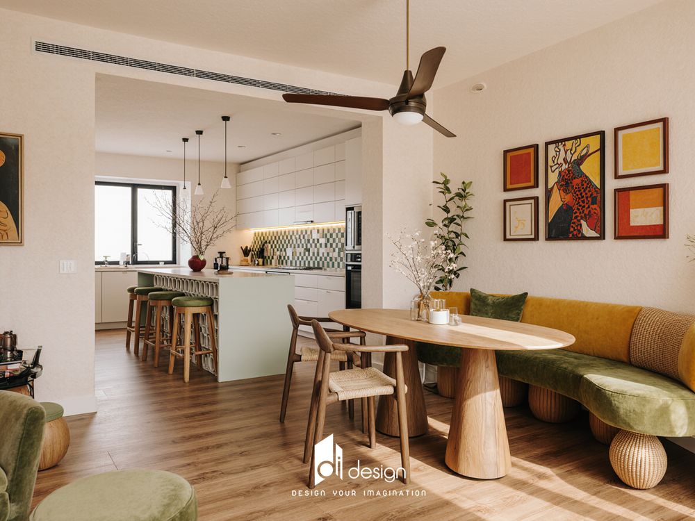 Thiết kế nội thất căn hộ chung cư 76m2 Kingsway Tower