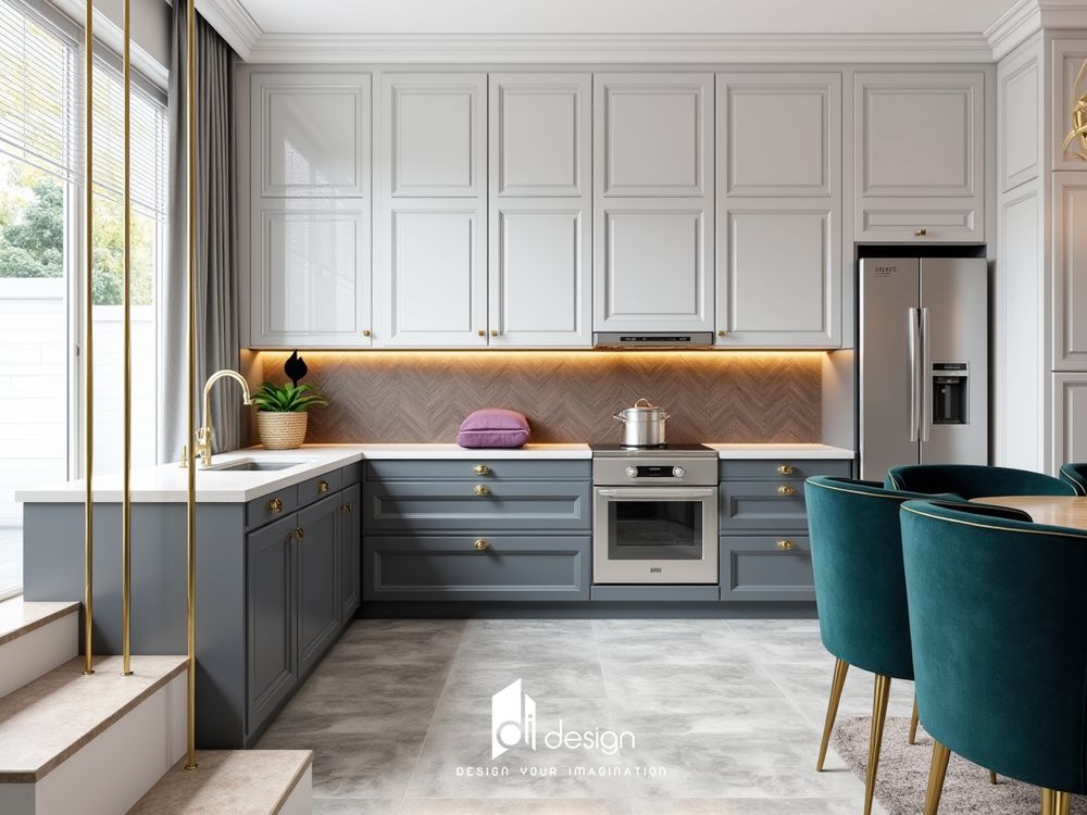 Thi công nội thất nhà phố 125m2 Lovera Park