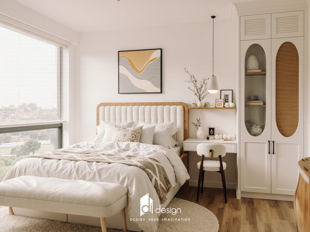 Thiết kế căn hộ chung cư Himlam Phú An 2 phòng ngủ
