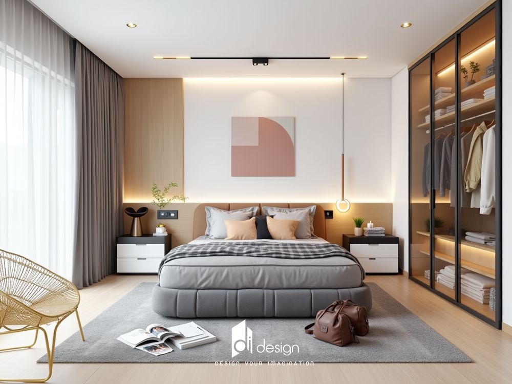 Thiết kế nội thất căn hộ chung cư 115m2 Feliz En Vista ấm cúng và sang trọng Thiết kế nội thất căn hộ chung cư 115m2 Feliz En Vista ấm cúng và sang trọng
