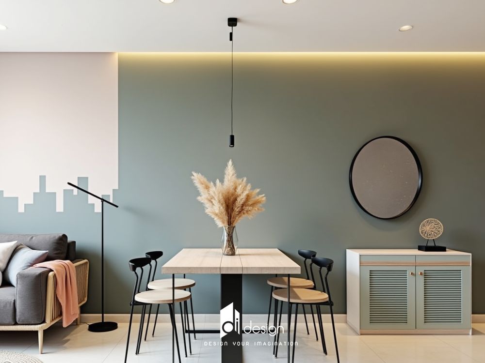 Thiết kế nội thất căn hộ chung cư 55m2 Citiesto Thiết kế nội thất căn hộ chung cư 55m2 Citiesto