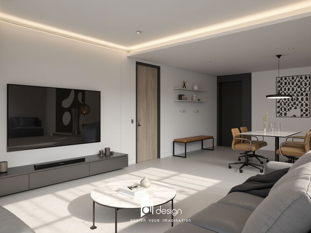 Nội thất căn hộ 67m2 De La Sol phong cách tối giản, hiện đại Nội thất căn hộ 67m2 De La Sol phong cách tối giản, hiện đại