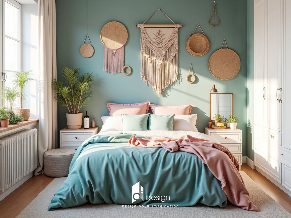 Thiết kế phòng ngủ phong cách Bohemian đẹp phóng khoáng và đầy cảm hứng Thiết kế phòng ngủ phong cách Bohemian đẹp phóng khoáng và đầy cảm hứng