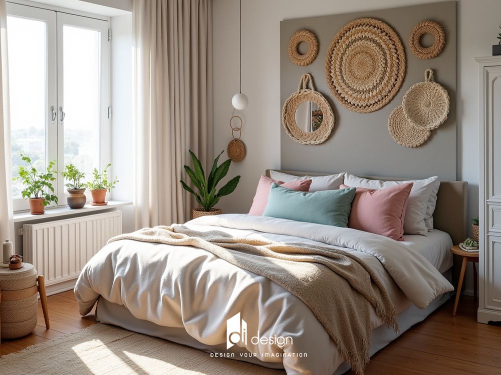 Thiết kế phòng ngủ phong cách Bohemian đẹp phóng khoáng và đầy cảm hứng Thiết kế phòng ngủ phong cách Bohemian đẹp phóng khoáng và đầy cảm hứng