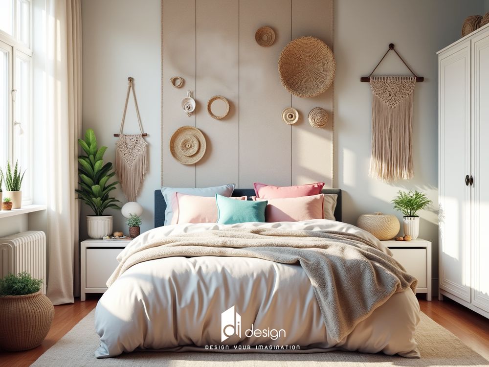Thiết kế phòng ngủ phong cách Bohemian đẹp phóng khoáng và đầy cảm hứng Thiết kế phòng ngủ phong cách Bohemian đẹp phóng khoáng và đầy cảm hứng