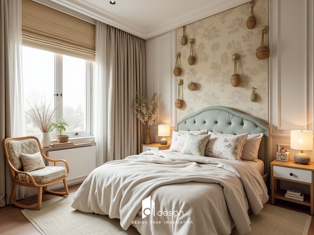 Thiết kế phòng ngủ phong cách Bohemian đẹp phóng khoáng và đầy cảm hứng Thiết kế phòng ngủ phong cách Bohemian đẹp phóng khoáng và đầy cảm hứng