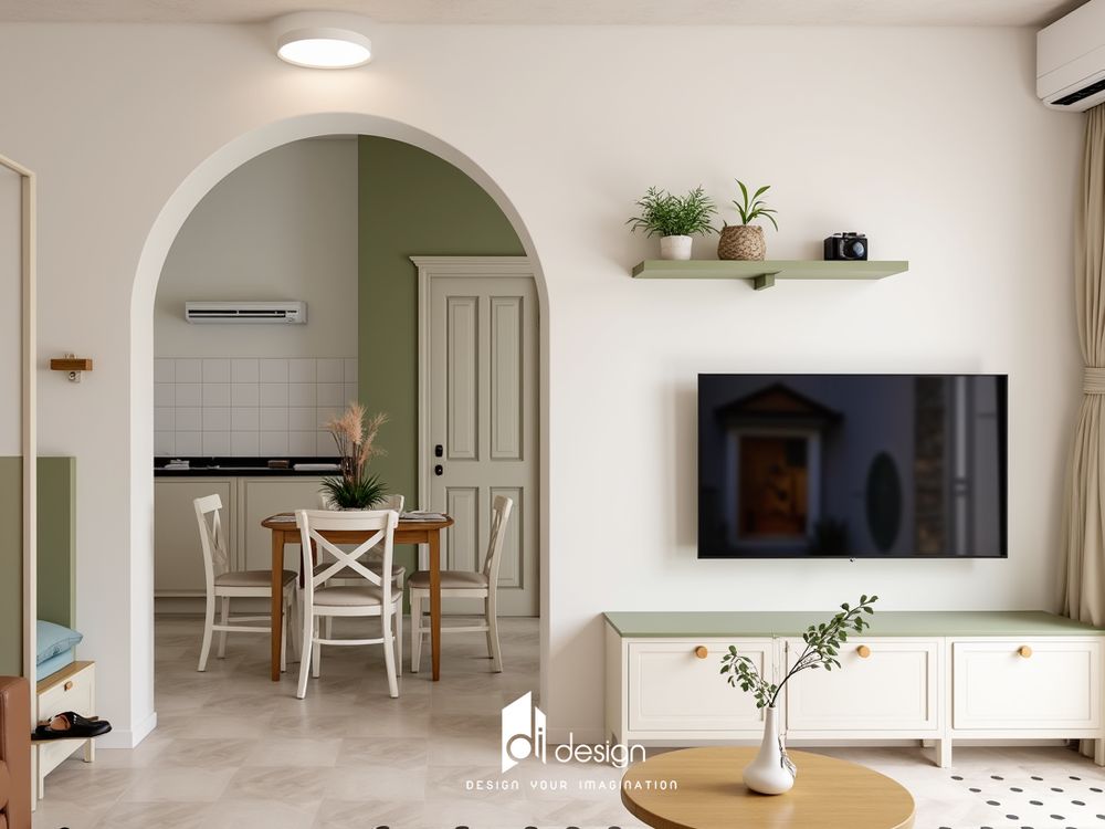 Thiết kế nội thất căn hộ 70m2 phong cách Vintage Thiết kế nội thất căn hộ 70m2 phong cách Vintage