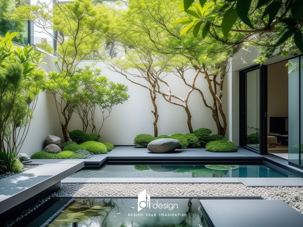 Các mẫu sân vườn đẹp đơn giản Các mẫu sân vườn đẹp đơn giản