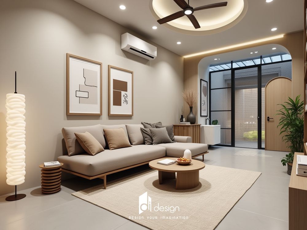 Phòng khách phong cách hiện đại đơn giản, tinh tế và thoáng đãng Phòng khách phong cách hiện đại đơn giản, tinh tế và thoáng đãng
