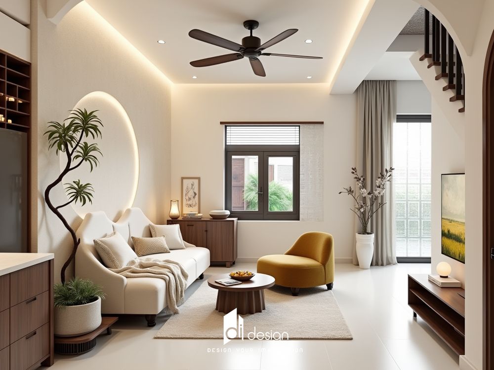 Phòng khách phong cách hiện đại đơn giản, tinh tế và thoáng đãng Phòng khách phong cách hiện đại đơn giản, tinh tế và thoáng đãng