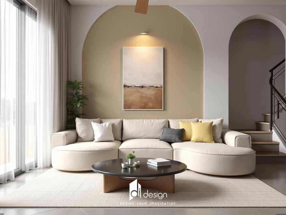 Phòng khách phong cách hiện đại đơn giản, tinh tế và thoáng đãng Phòng khách phong cách hiện đại đơn giản, tinh tế và thoáng đãng