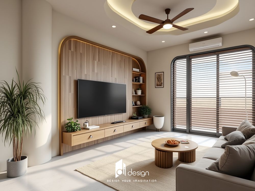 Phòng khách phong cách hiện đại đơn giản, tinh tế và thoáng đãng Phòng khách phong cách hiện đại đơn giản, tinh tế và thoáng đãng