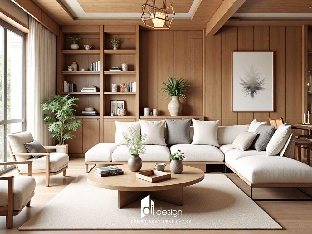 Phòng khách phong cách hiện đại đơn giản, tinh tế và thoáng đãng Phòng khách phong cách hiện đại đơn giản, tinh tế và thoáng đãng