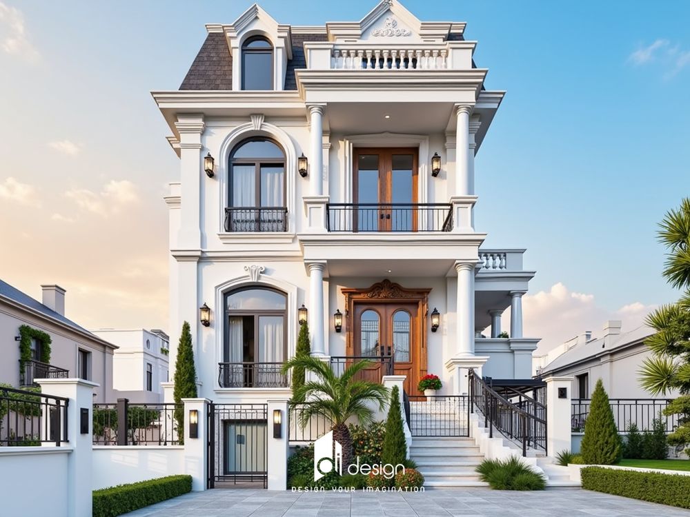 Mẫu biệt thự 2 tầng đẹp, sang trọng hiện nay Mẫu biệt thự 2 tầng đẹp, sang trọng hiện nay