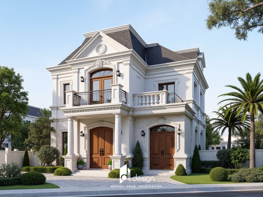 Mẫu biệt thự 2 tầng đẹp, sang trọng hiện nay Mẫu biệt thự 2 tầng đẹp, sang trọng hiện nay