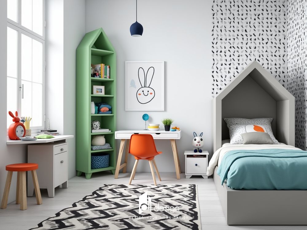 Mẫu thiết kế phòng ngủ trẻ em đẹp truyền cảm hứng Mẫu thiết kế phòng ngủ trẻ em đẹp truyền cảm hứng