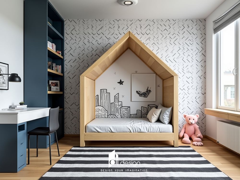 Mẫu thiết kế phòng ngủ trẻ em đẹp truyền cảm hứng Mẫu thiết kế phòng ngủ trẻ em đẹp truyền cảm hứng