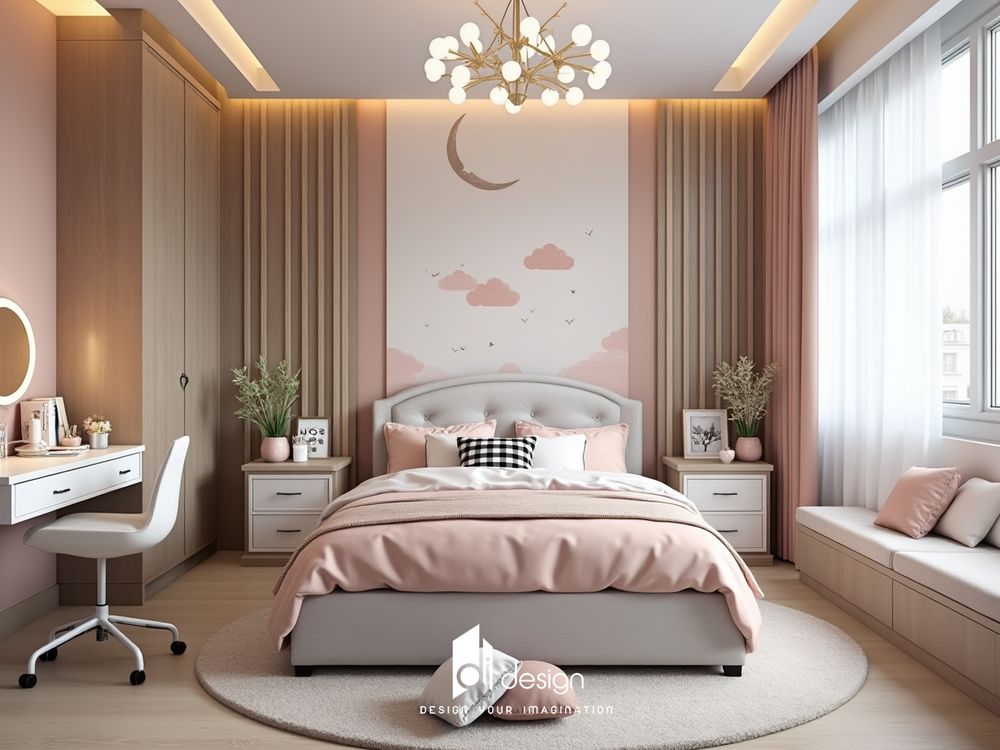 Mẫu thiết kế phòng ngủ trẻ em đẹp truyền cảm hứng Mẫu thiết kế phòng ngủ trẻ em đẹp truyền cảm hứng