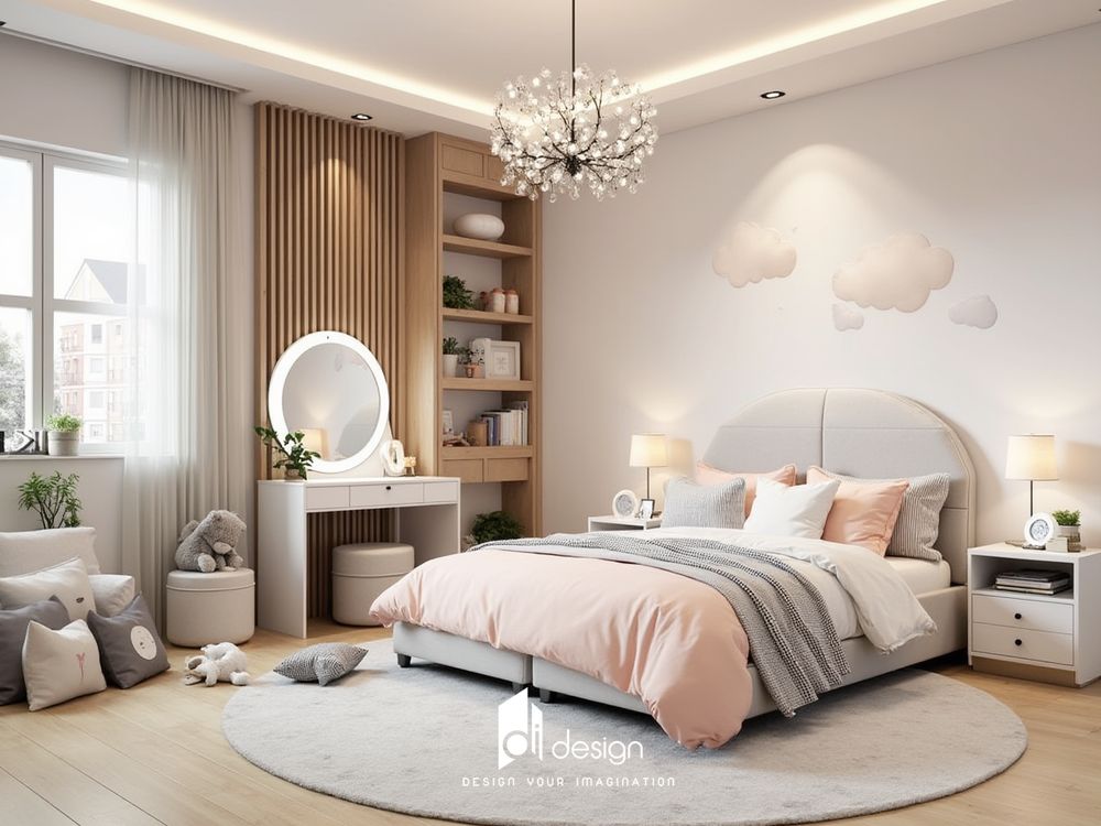 Mẫu thiết kế phòng ngủ trẻ em đẹp truyền cảm hứng Mẫu thiết kế phòng ngủ trẻ em đẹp truyền cảm hứng