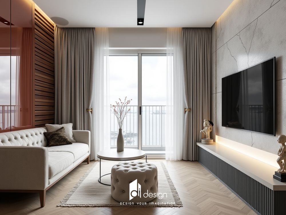 Nội thất căn hộ 80m2 Diamond Centery đẹp tinh tế Nội thất căn hộ 80m2 Diamond Centery đẹp tinh tế