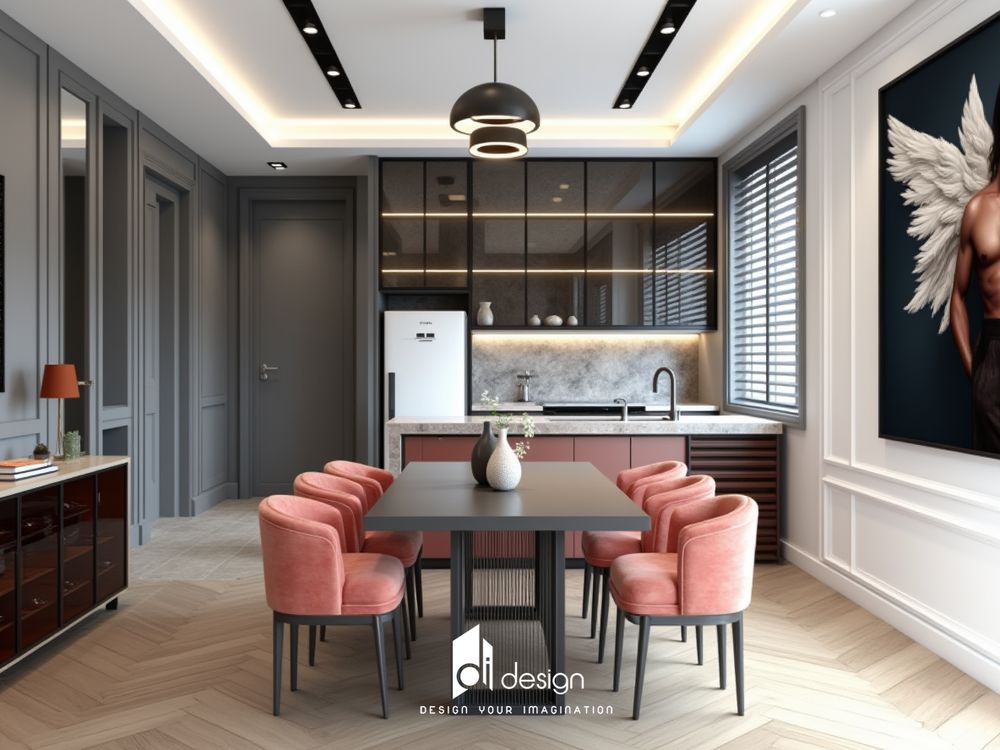 Nội thất căn hộ 80m2 Diamond Centery đẹp tinh tế Nội thất căn hộ 80m2 Diamond Centery đẹp tinh tế