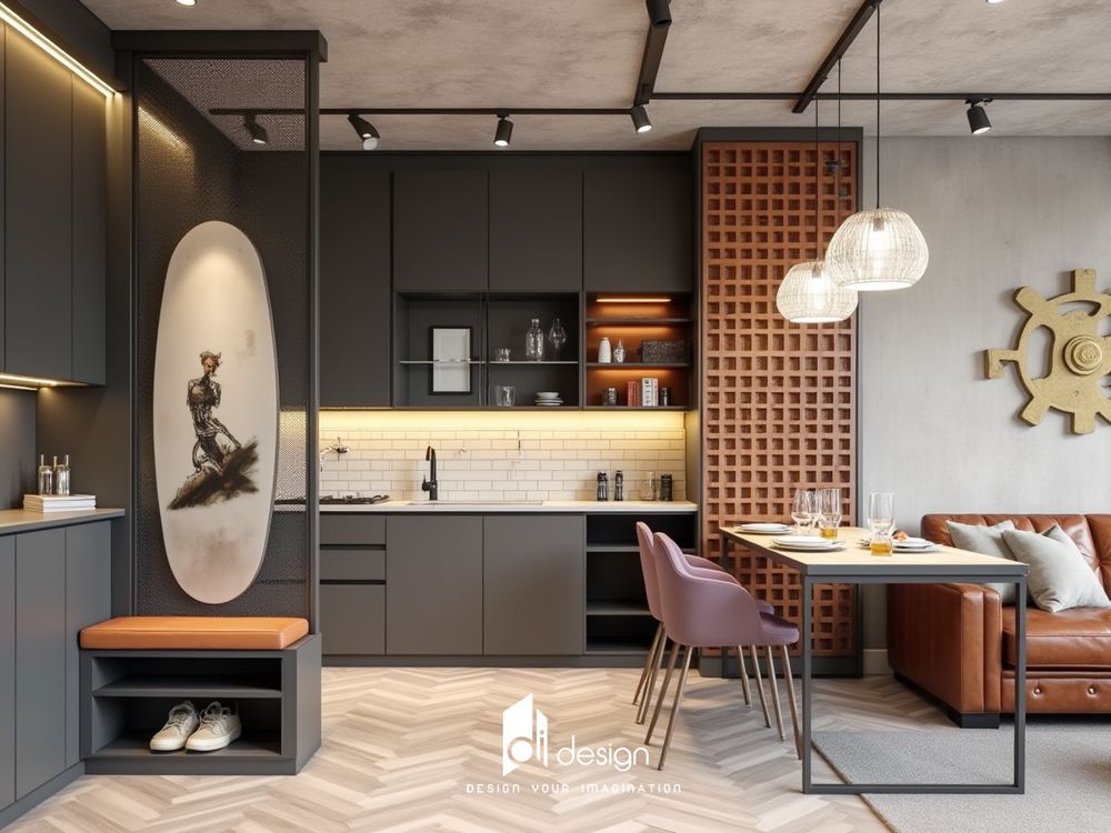 Phong cách nội thất công nghiệp tạo ra không gian sống độc đáo và ấn tượng Phong cách nội thất công nghiệp tạo ra không gian sống độc đáo và ấn tượng