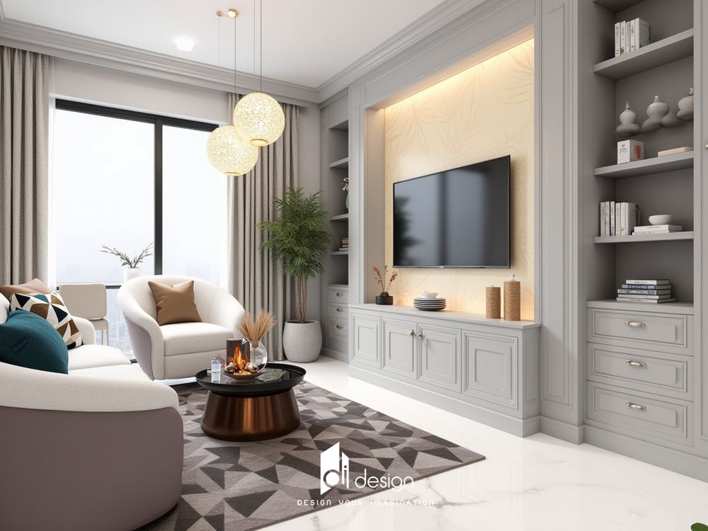 Phong cách thiết kế nội thất tân cổ điển Phong cách thiết kế nội thất tân cổ điển